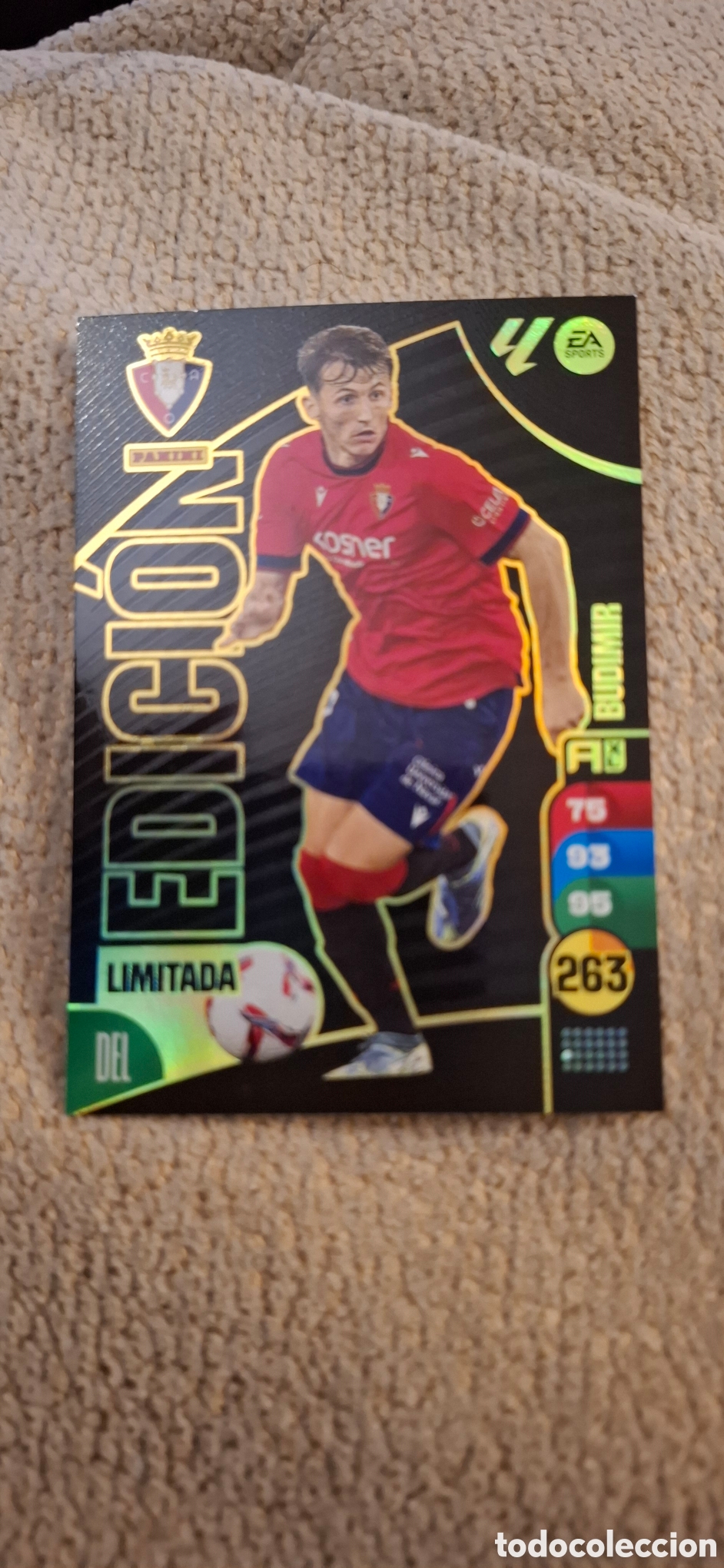 Fu&szlig;ball-Sticker: ADRENALYN XL LA LIGA 2024 2025 EDICION LIMITADA BUDIMIR DEL OSASUNA