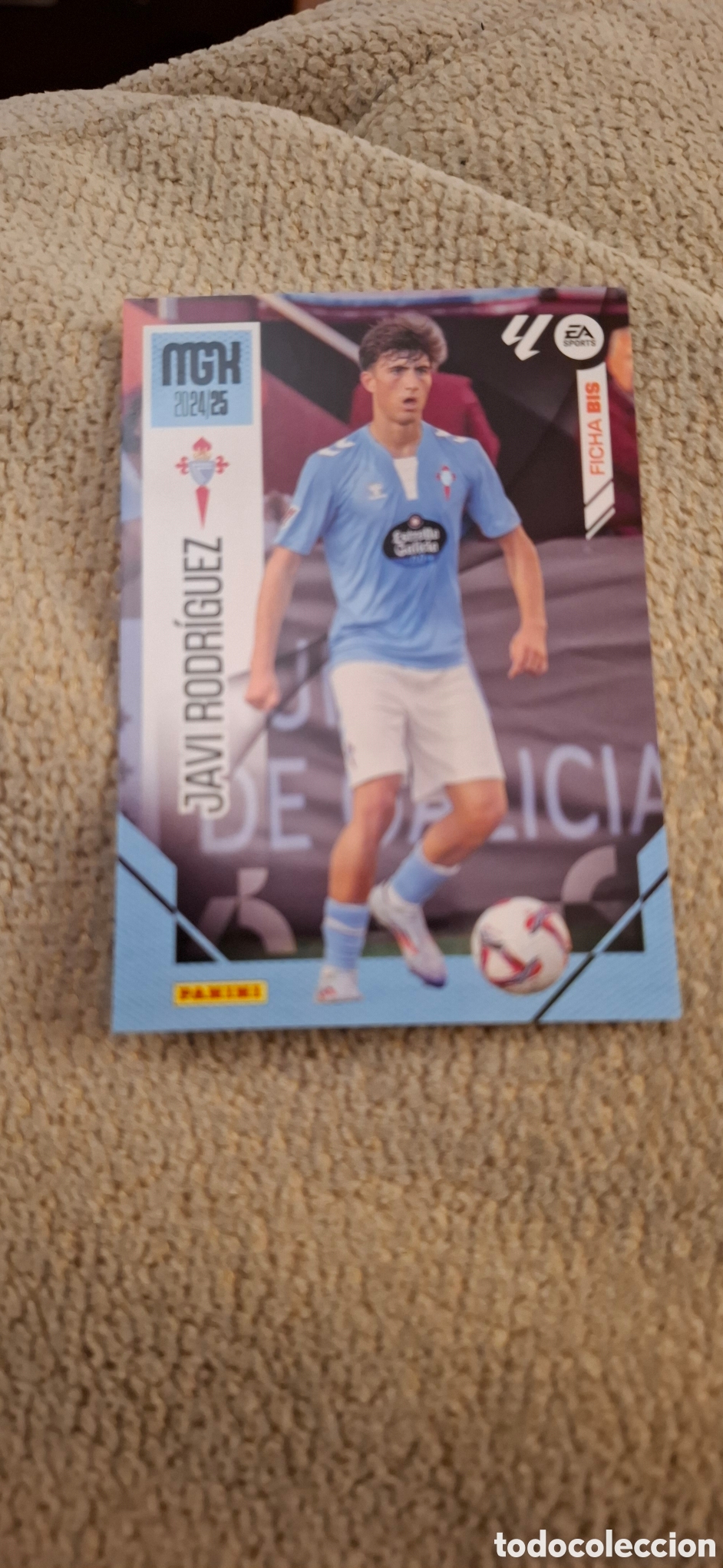 Cromos de f&uacute;tbol: LAST MOMENT Actualizaci&oacute;n FICHA BIS #112Bis JAVI RODR&Iacute;GUEZ (Celta Vigo) - Panini MGK La Liga 2024-25