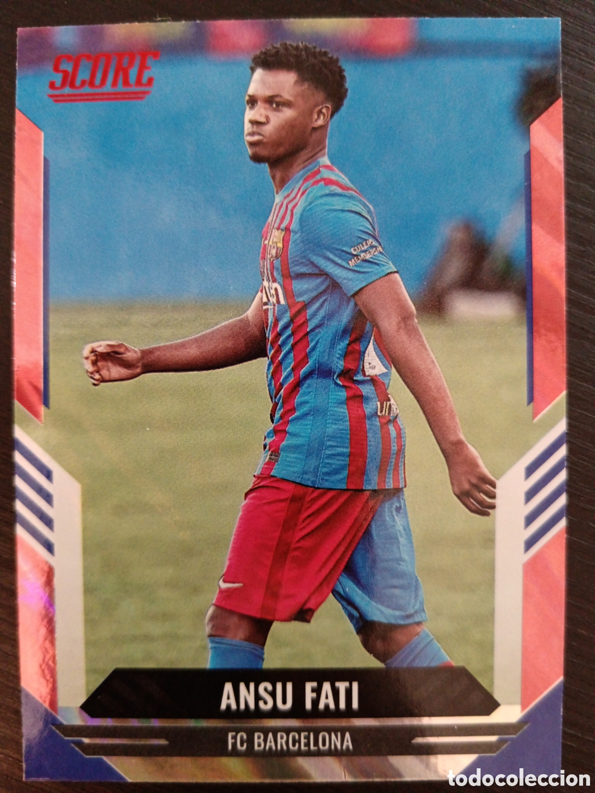 Cromos de Futebol: Ansu Fati Barcelona Red Lava Score La Liga 21-22 #142