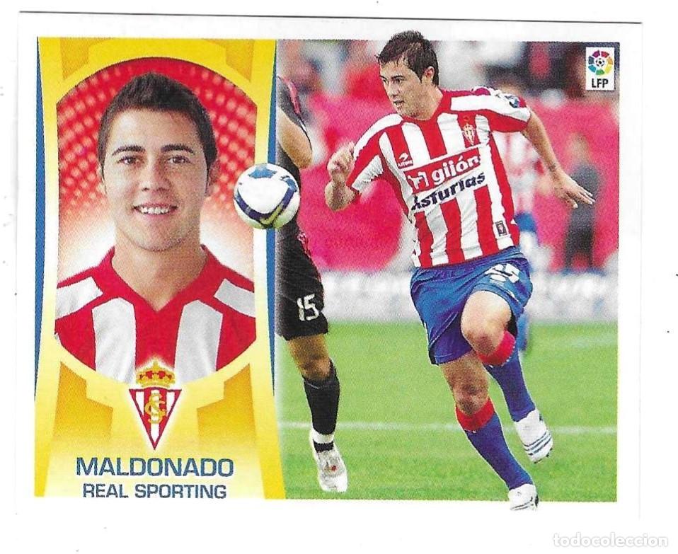 Cromos de F&uacute;tbol: Cromo F&uacute;tbol. Ediciones Este a&ntilde;o 2009-10. Sporting. Maldonado. ref. 21este-09sporting11b