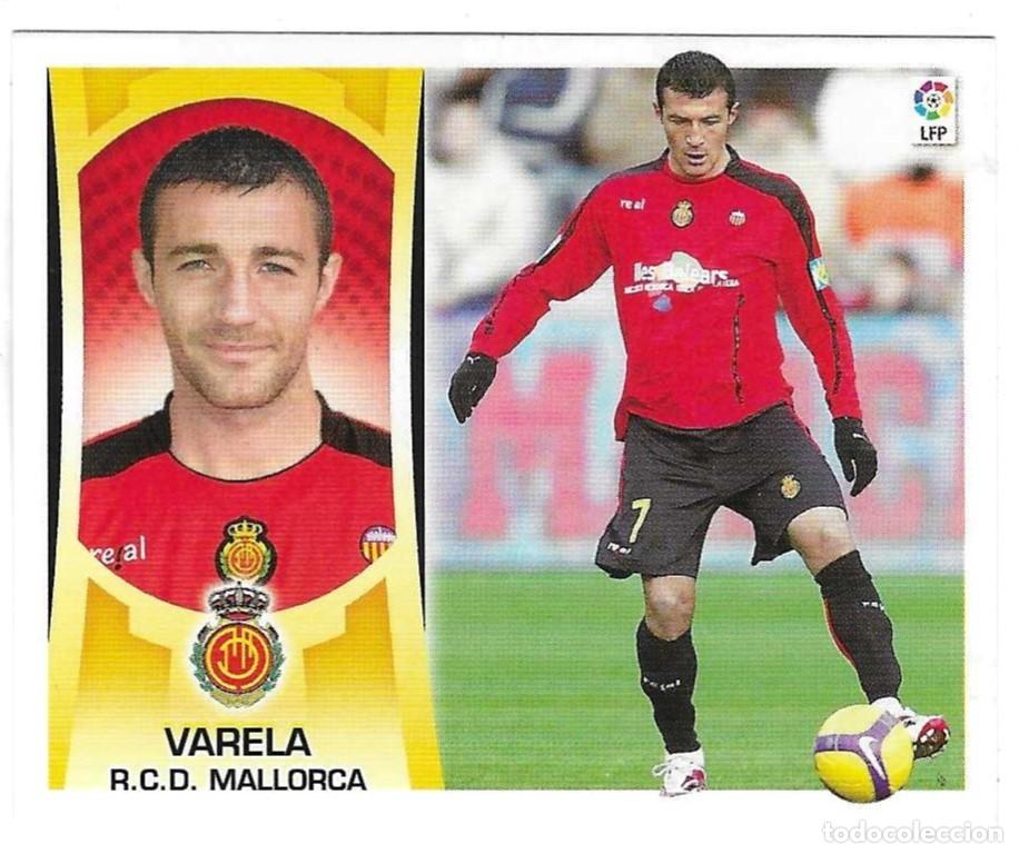 Fu&szlig;ball-Sticker: Cromo F&uacute;tbol. Edic. Este a&ntilde;o 2009/10. n&ordm; 8. Mallorca. Varela. ref. 21este-09mallorca8