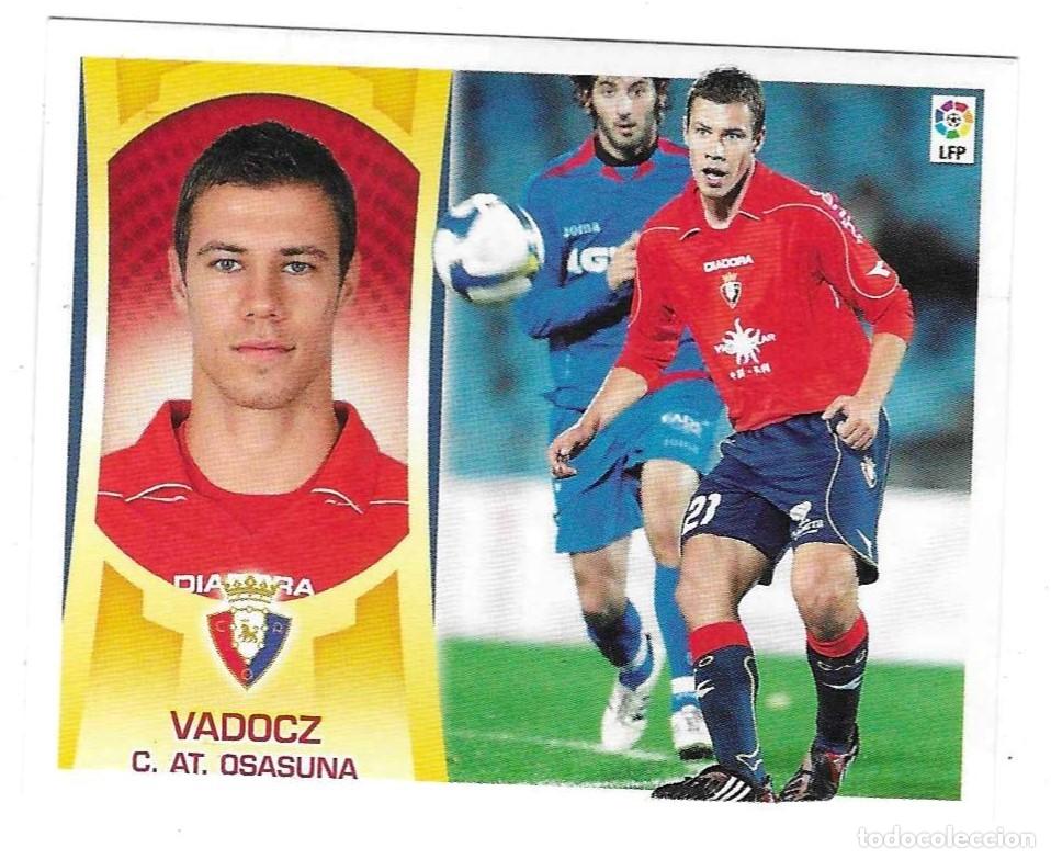 Fu&szlig;ball-Sticker: Cromo F&uacute;tbol. Edic. Este a&ntilde;o 2009/10. n&ordm; 11. Osasuna. Vadocz. ref. 21este-09osasuna11