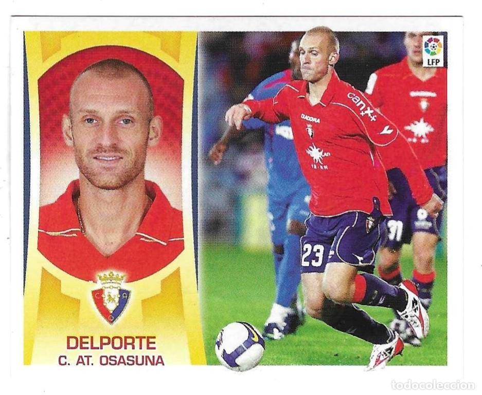 Fu&szlig;ball-Sticker: Cromo F&uacute;tbol. Edic. Este a&ntilde;o 2009/10. n&ordm; 13. Osasuna. Delporte. ref. 21este-09osasuna13