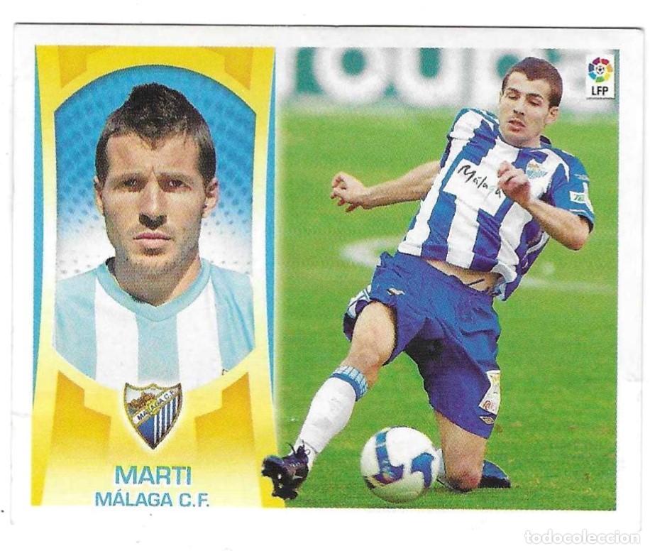 Football Stickers: Cromo F&uacute;tbol. Edic. Este a&ntilde;o 2009/10. n&ordm; 9B. M&aacute;laga. Marti. ref. 21este-09malaga9B