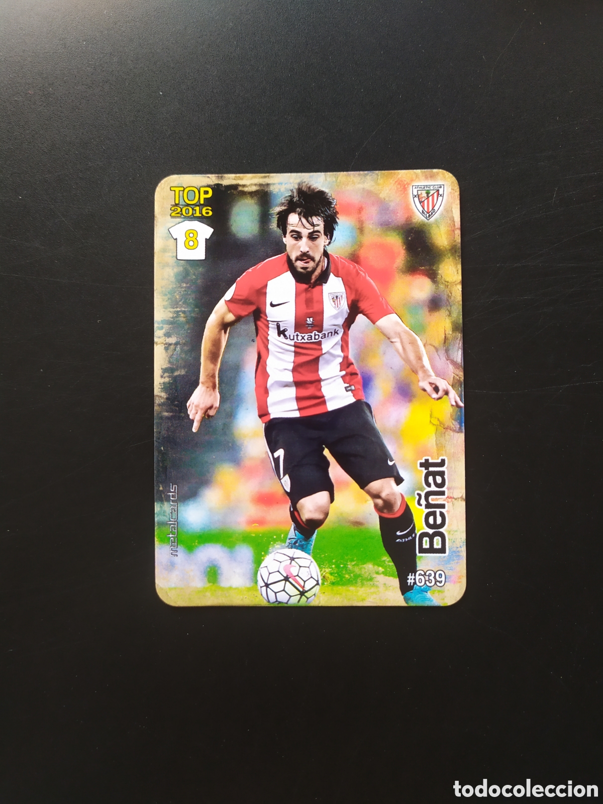 Figurine di Calcio: Mundicromo fichas Liga 2015 2016 15 16 Be&ntilde;at mate n&deg; 639 Athletic Bilbao