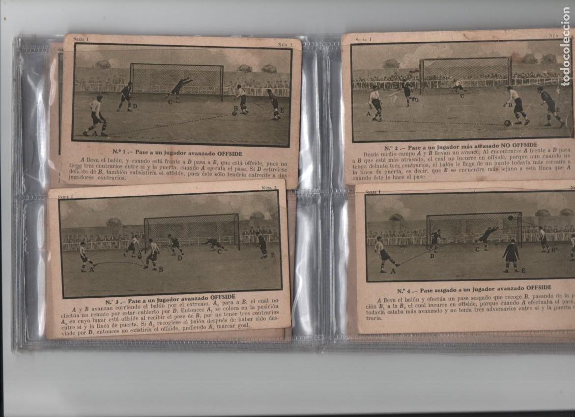 Cromos de f&uacute;tbol: CROMOS FUTBOL ASOCIACION. REGLAS DEL JUEGO. SERIE 1. COLECCION DE 24 CROMOS. FALTA EL CROMO 24