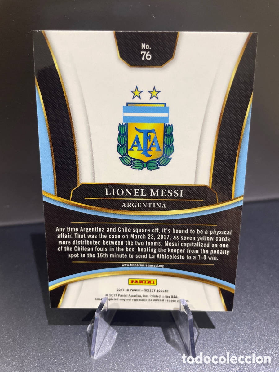 Cromos de f&uacute;tbol: Lionel Messi 76 Panini Select 2017 Argentina - Foto 3
