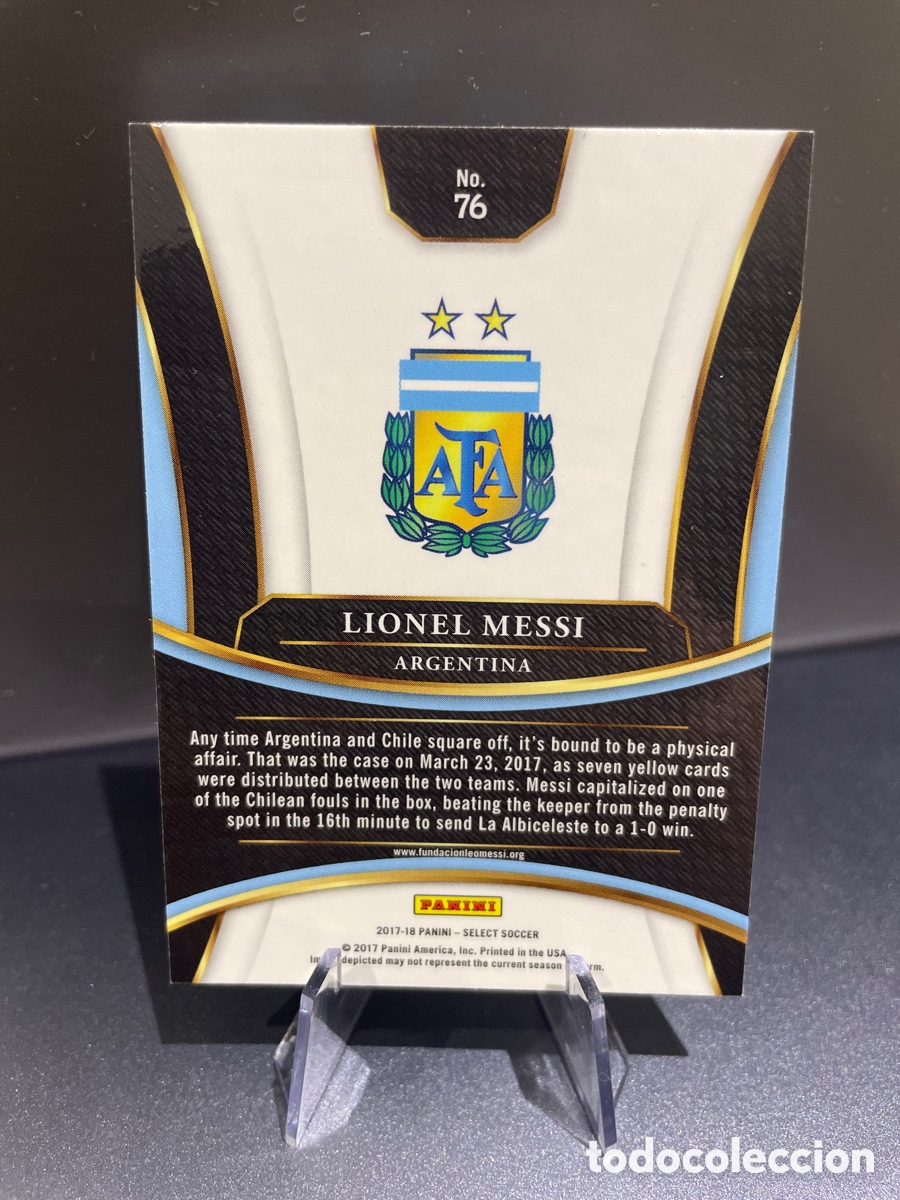 Cromos de f&uacute;tbol: Lionel Messi 76 Panini Select 2017 Argentina - Foto 2