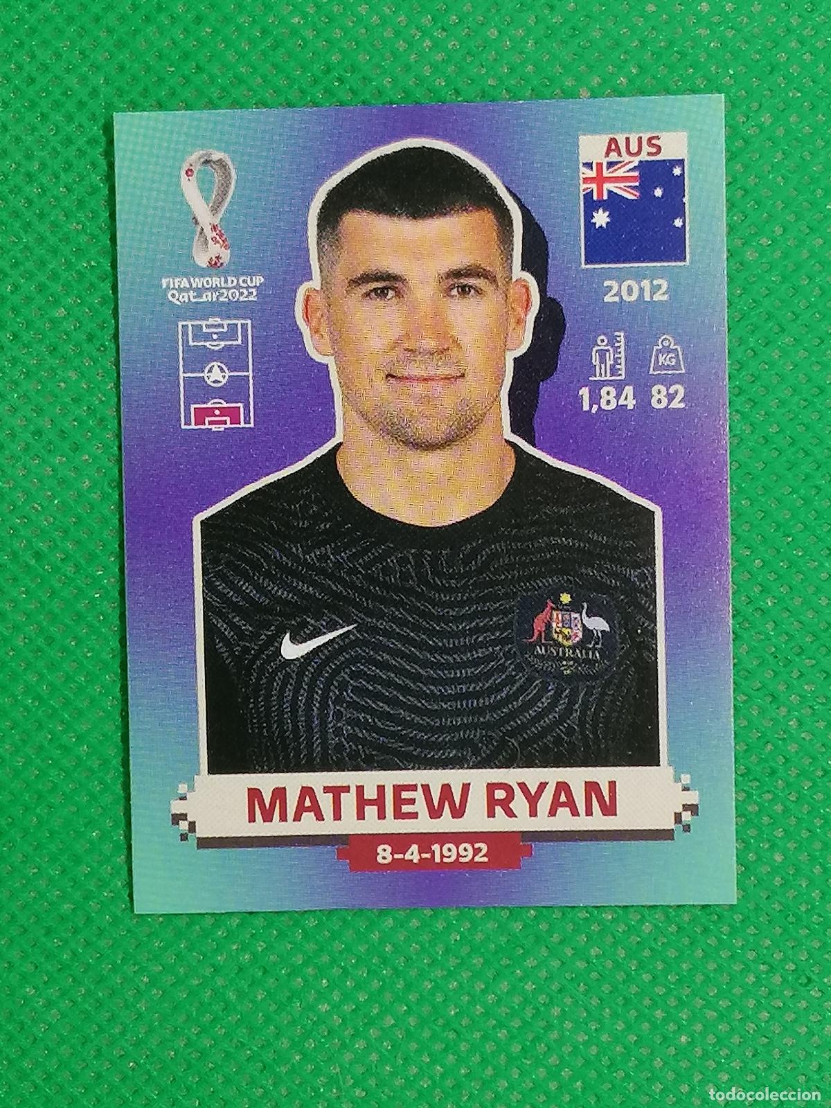 Cromos de F&uacute;tbol: AUS 3 AUS3 MATHEW RYAN AUSTRALIA ⚽ PANINI MUNDIAL WORLD CUP QATAR 2022 STICKER ⚽