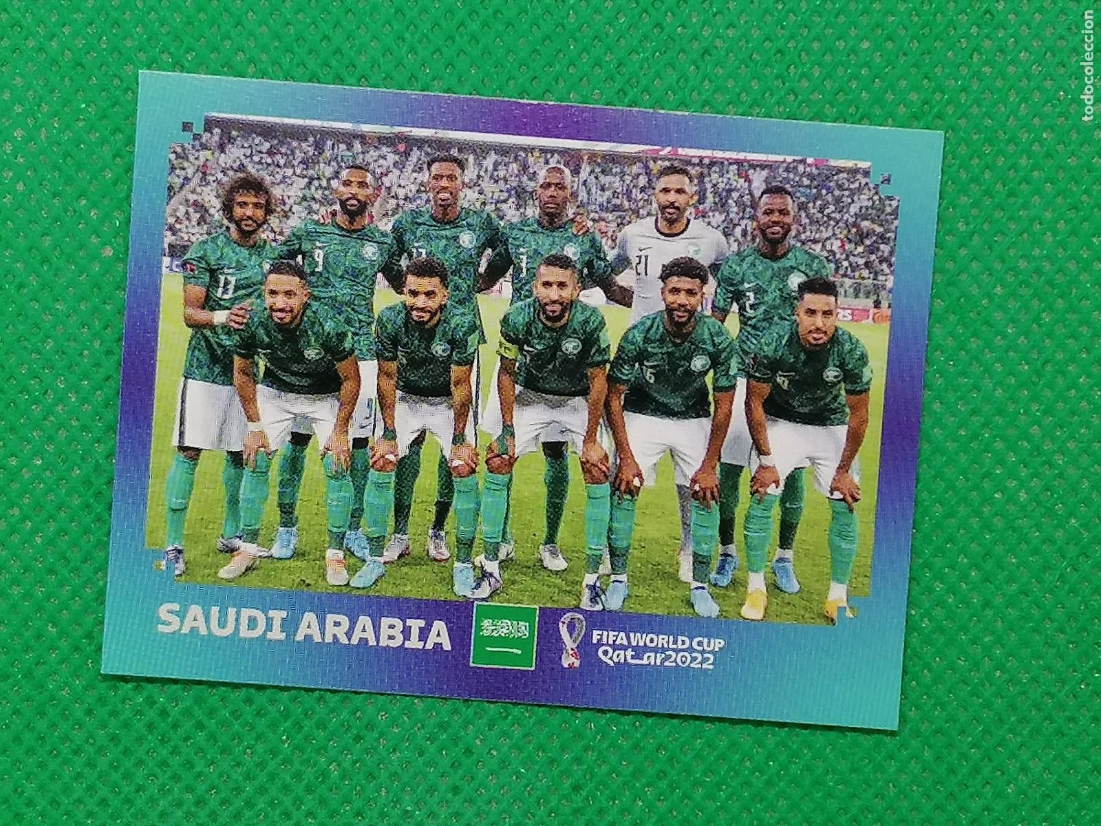 Football Stickers: KSA 1 KSA1 PLANTILLA ARABIA SAUDI ⚽ PANINI MUNDIAL WORLD CUP QATAR 2022 STICKER ⚽
