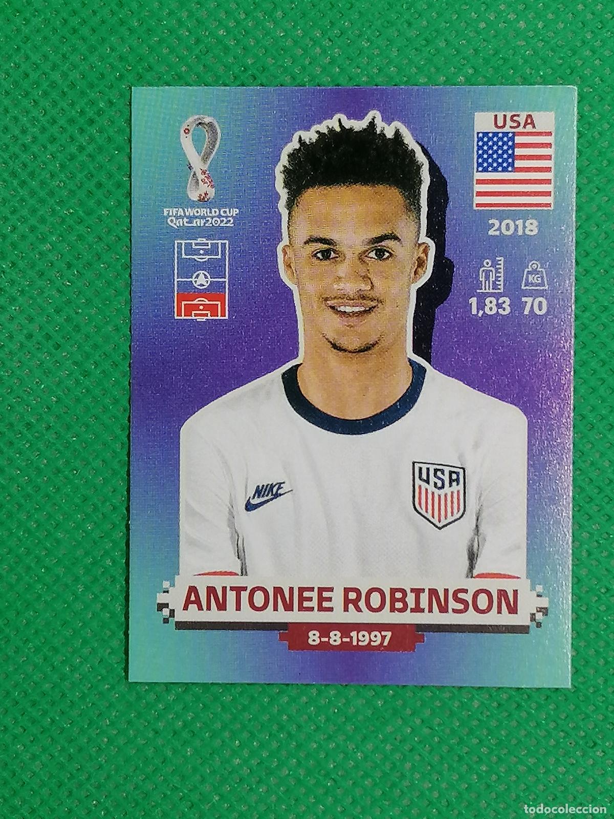 Football Stickers: USA 8 USA8 ANTONEE ROBINSON USA ⚽ PANINI MUNDIAL WORLD CUP QATAR 2022 STICKER ⚽