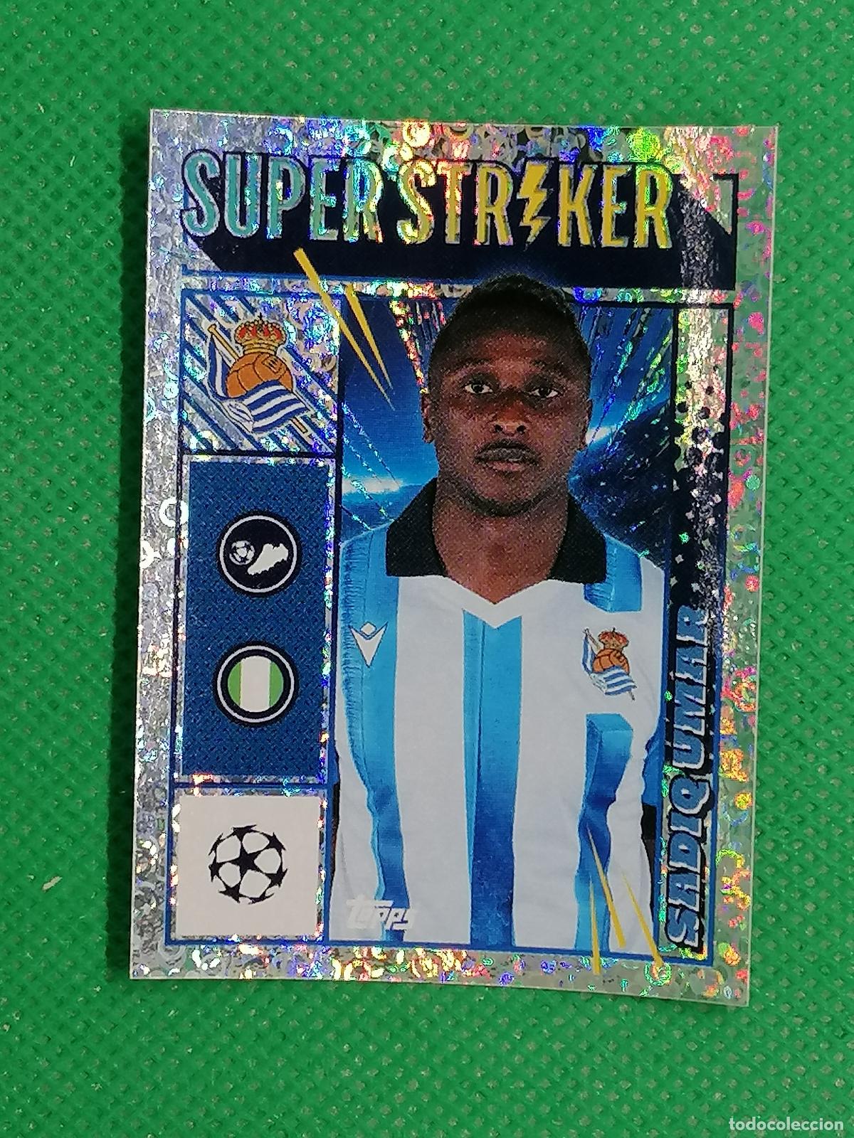 Cartes &agrave; collectionner de Football: 442 SADIQ REAL SOCIEDAD ⚽ TOPPS CHAMPIONS LEAGUE STICKERS STICKER 2023 2024 23 24 ⚽
