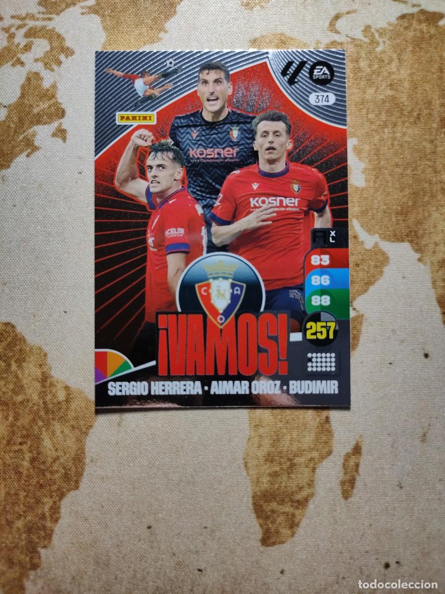 Fu&szlig;ball-Sticker: Adrenalyn XL VAMOS 374 OSASUNA 2024-25