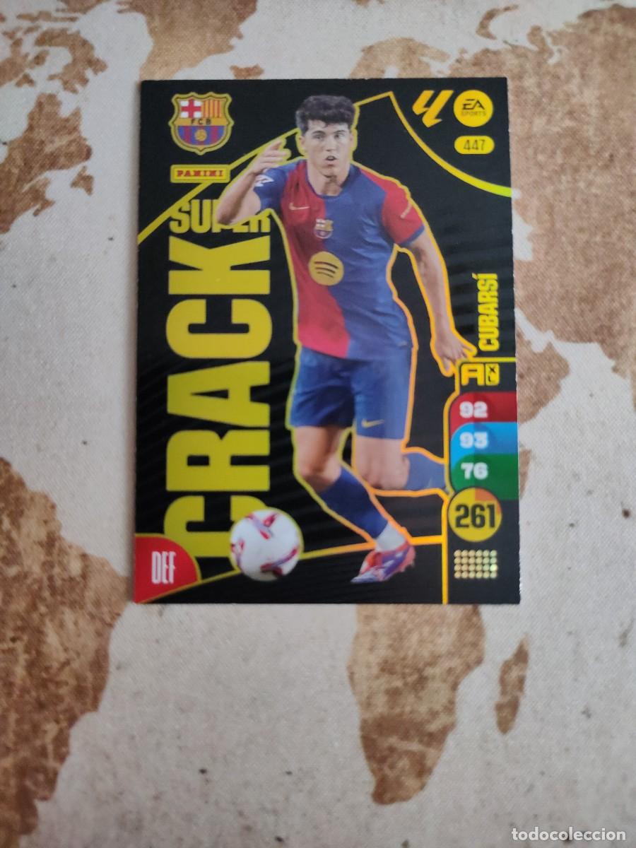 Cromos de f&uacute;tbol: Adrenalyn XL S&Uacute;PER CRACK 447 CUBARS&Iacute; 2024-25