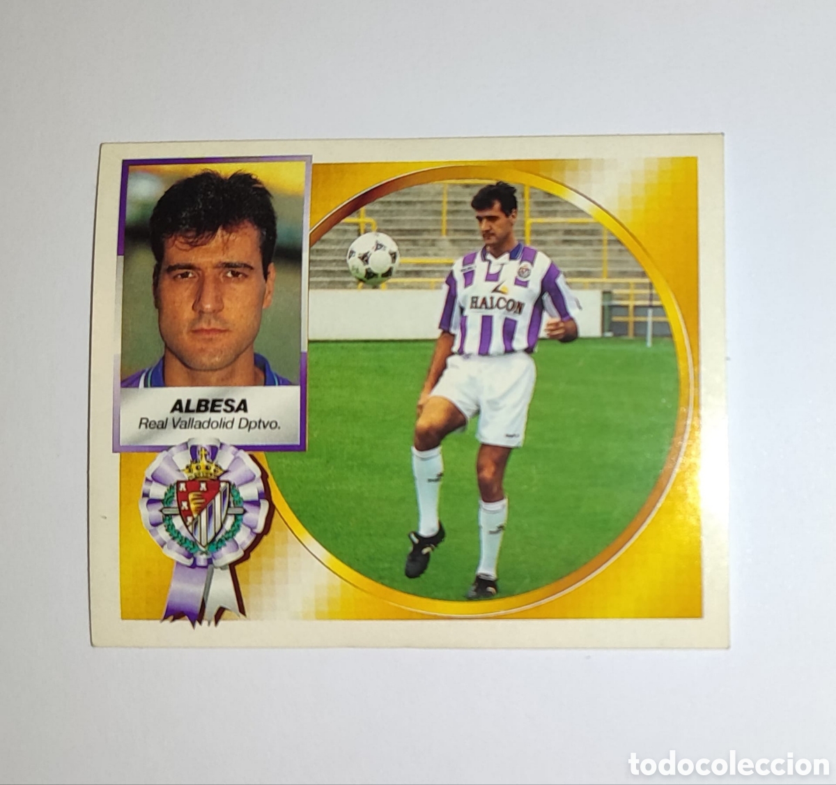 Cromos de F&uacute;tbol: Albesa. Ediciones este 94 95. Valladolid