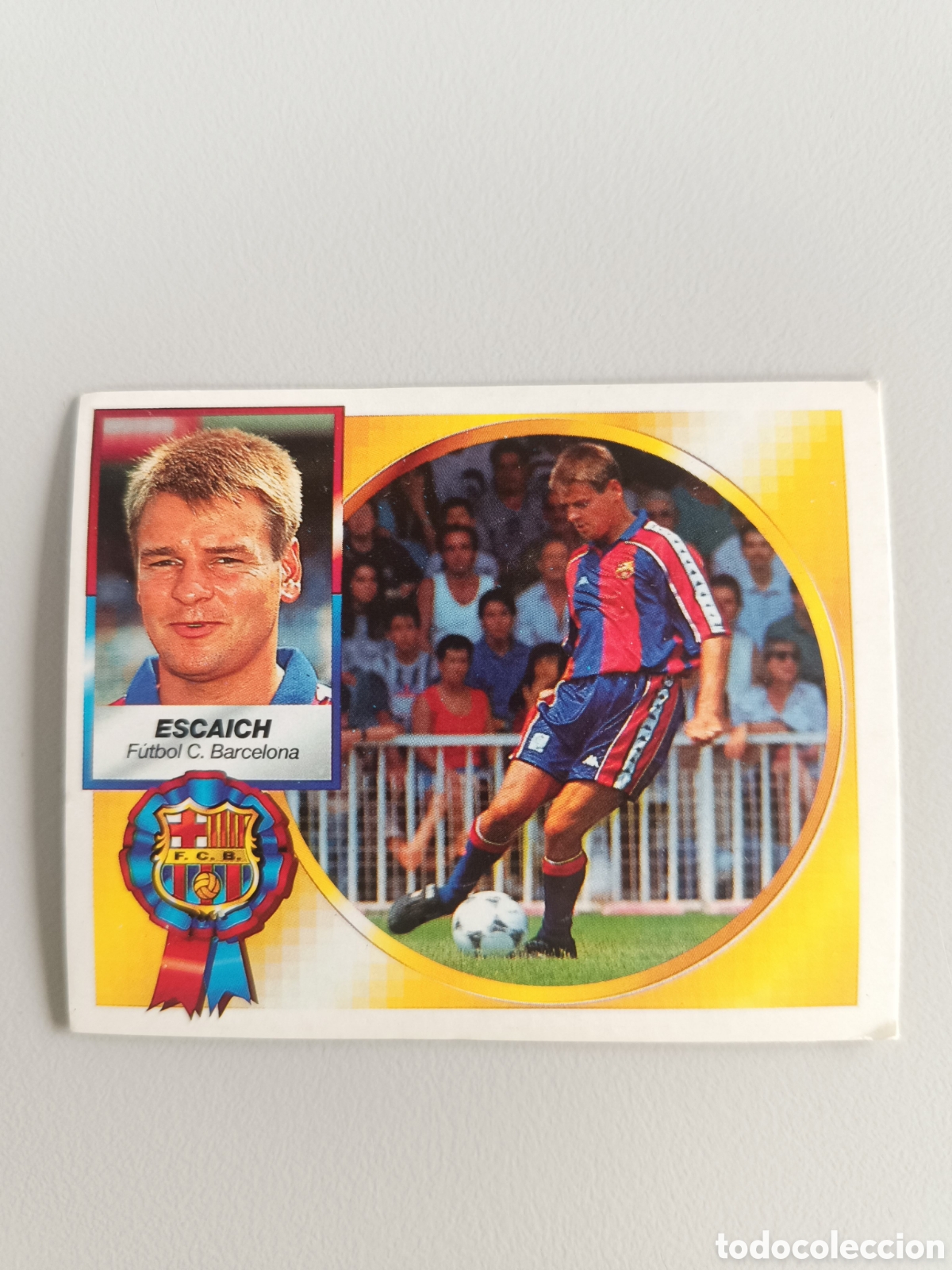 Cromos de F&uacute;tbol: Escaich. Barcelona. Ediciones este 94 95. Fichaje