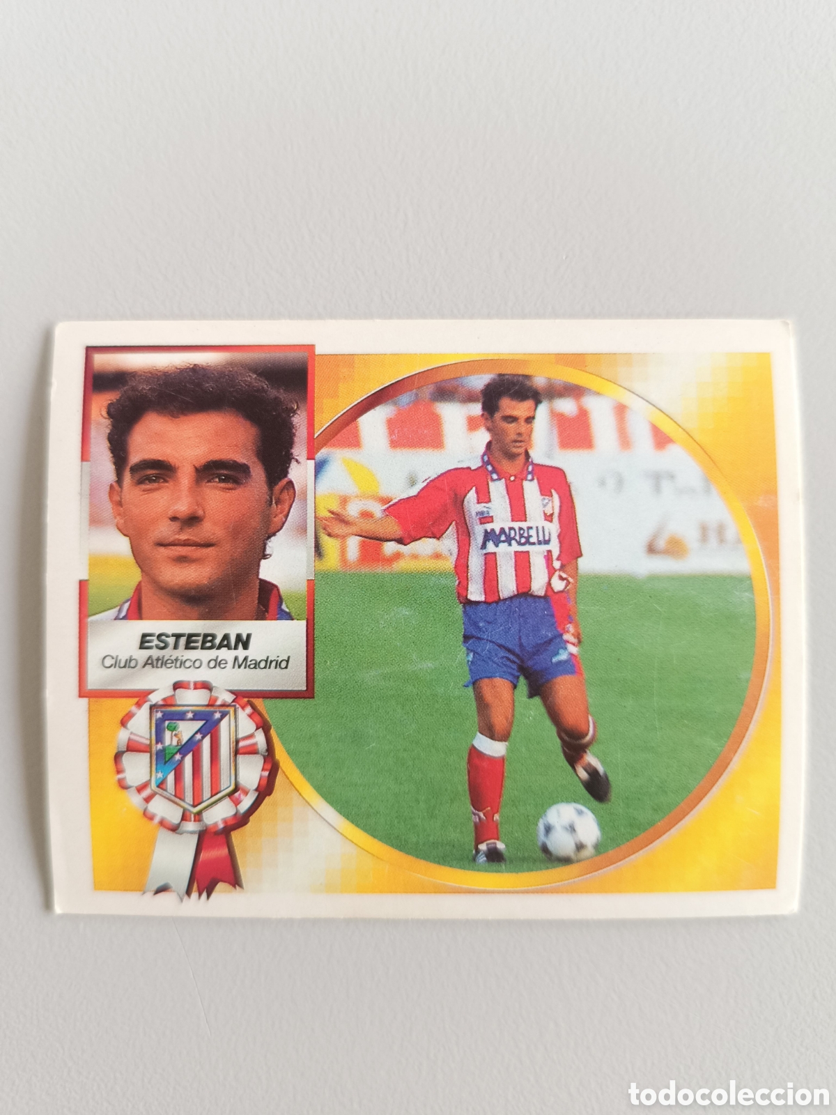 Figurine di Calcio: Esteban. Atl&eacute;tico de Madrid 94 95. Ediciones este. Fichaje