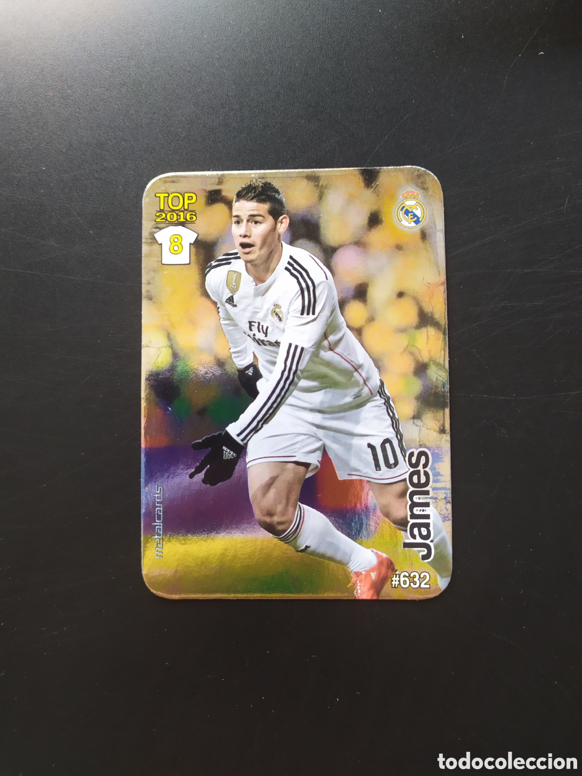 Cromos de f&uacute;tbol: Mundicromo fichas Liga 2015 2016 15 16 James brillo liso n&deg; 632 Real Madrid