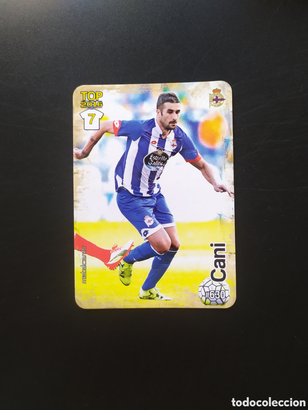 Cromos de f&uacute;tbol: Mundicromo fichas Liga 2015 2016 15 16 Cani mate n&deg; 630 Deportivo Coru&ntilde;a