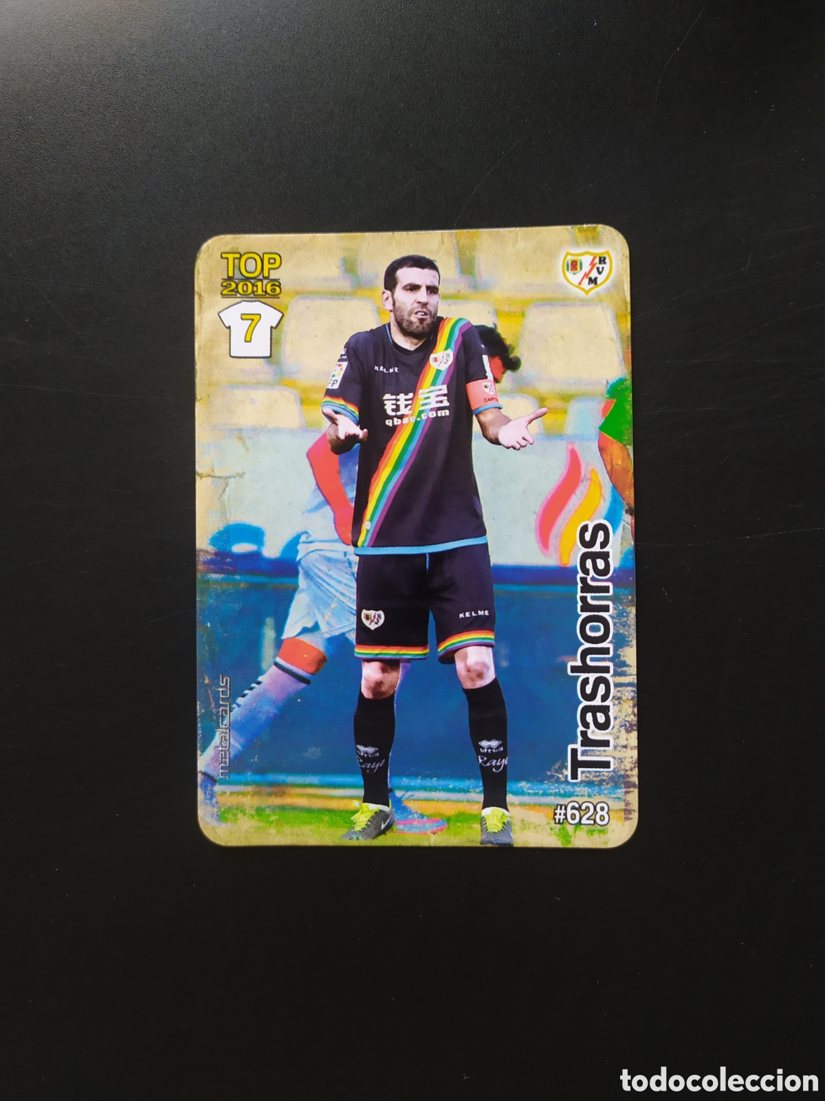 Cromos de f&uacute;tbol: Mundicromo fichas Liga 2015 2016 15 16 Trashorras mate n&deg; 628 Rayo Vallecano