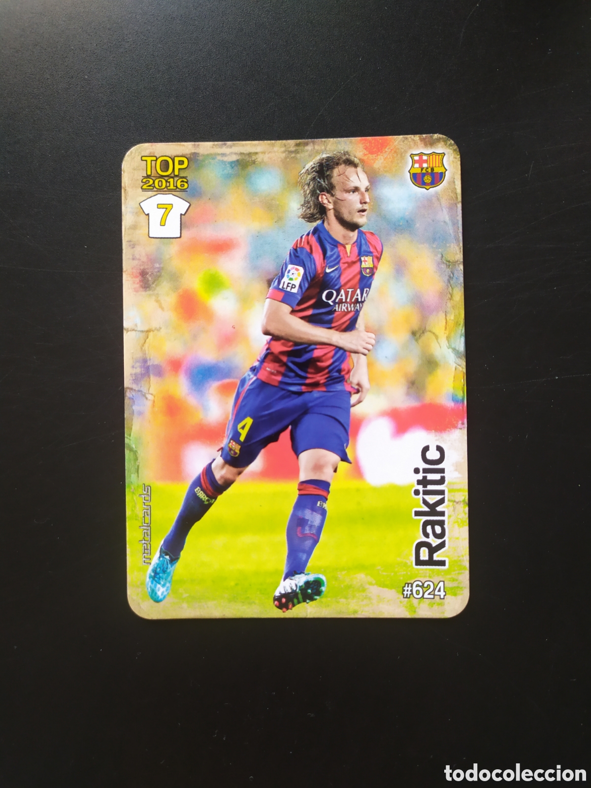Cromos de f&uacute;tbol: Mundicromo fichas Liga 2015 2016 15 16 Rakitic mate n&deg; 624 Barcelona