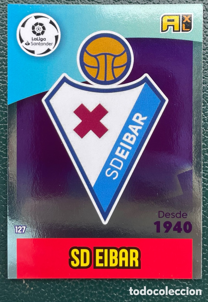 Cromos de Futebol: 127 ESCUDO SD EIBAR FICHAS ALBUM ADRENALYN XL 2020 2021 20 21 PANINI