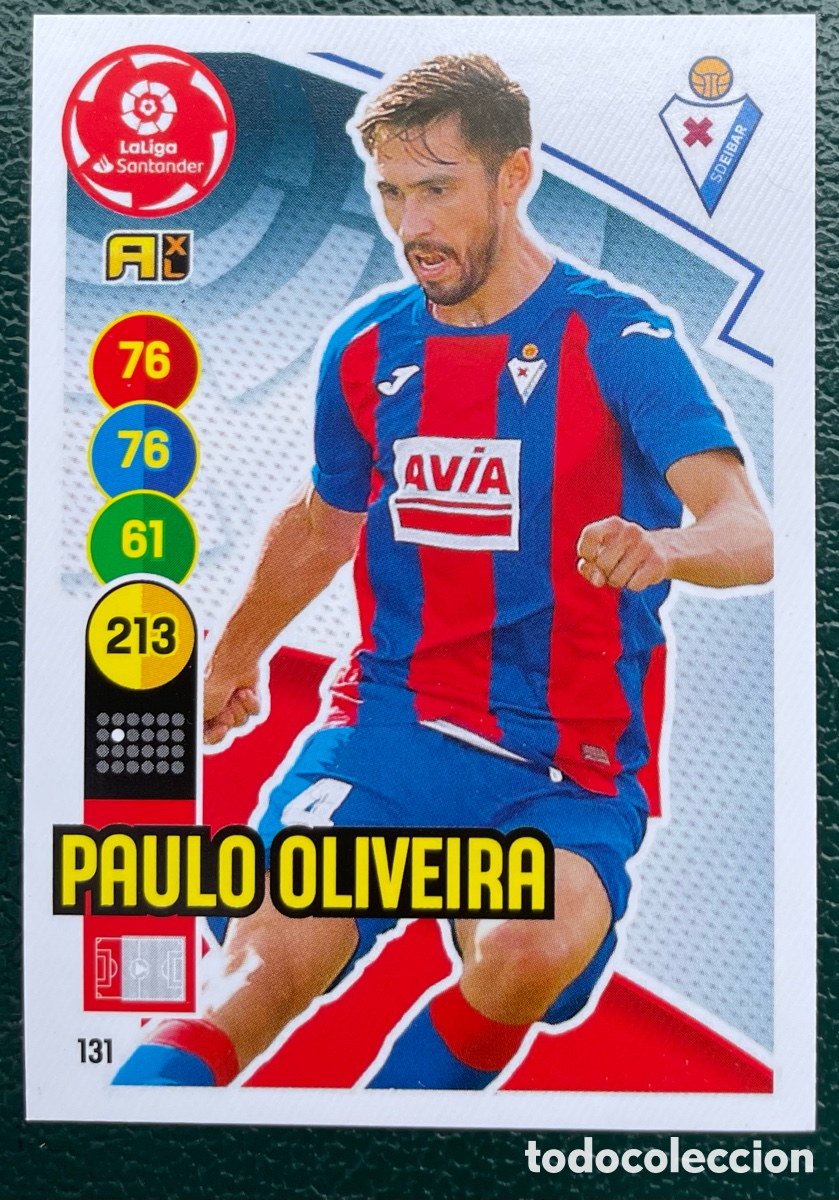 Cromos de Futebol: 131 PAULO OLIVEIRA SD EIBAR FICHAS ALBUM ADRENALYN XL 2020 2021 20 21 PANINI