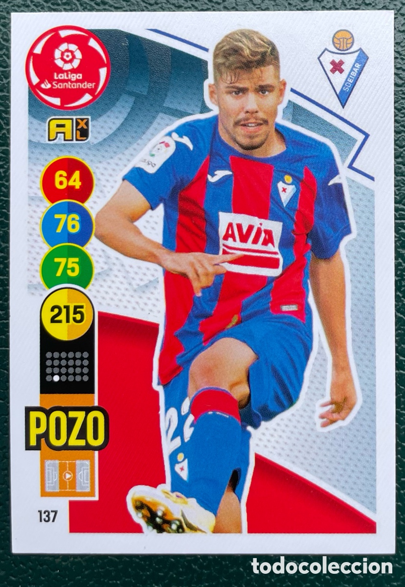 Cromos de Futebol: 137 POZO SD EIBAR FICHAS ALBUM ADRENALYN XL 2020 2021 20 21 PANINI