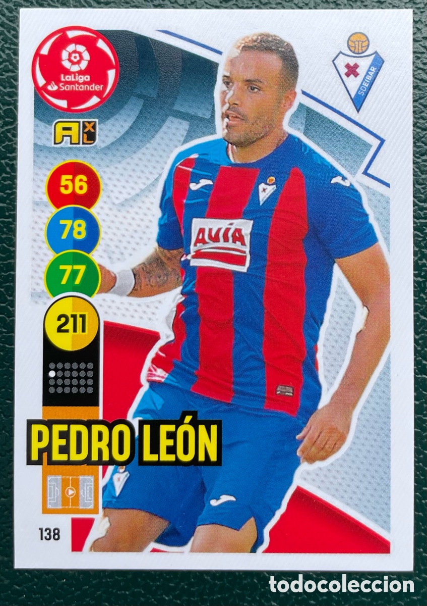 Football Stickers: 138 PEDRO LEON SD EIBAR FICHAS ALBUM ADRENALYN XL 2020 2021 20 21 PANINI