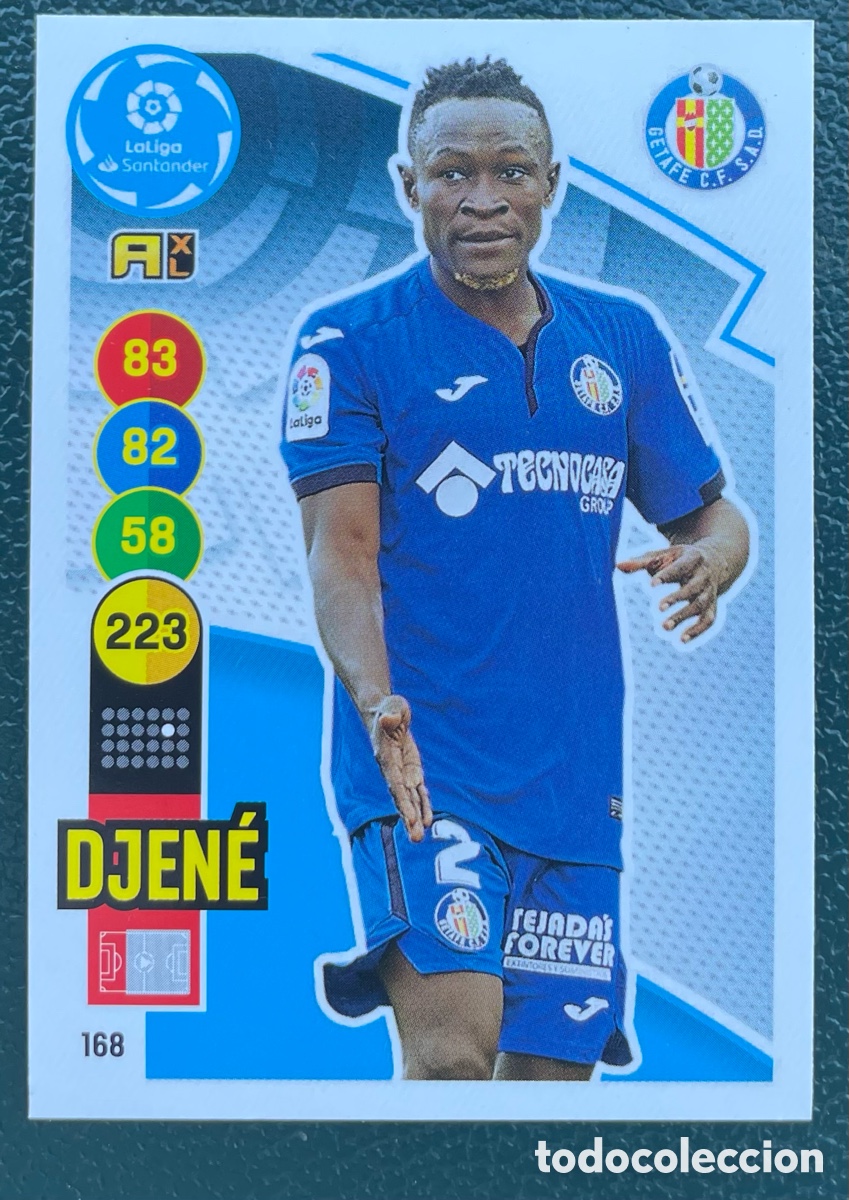 Football Stickers: 168 DJENE GETAFE CF FICHAS ALBUM ADRENALYN XL 2020 2021 20 21 PANINI