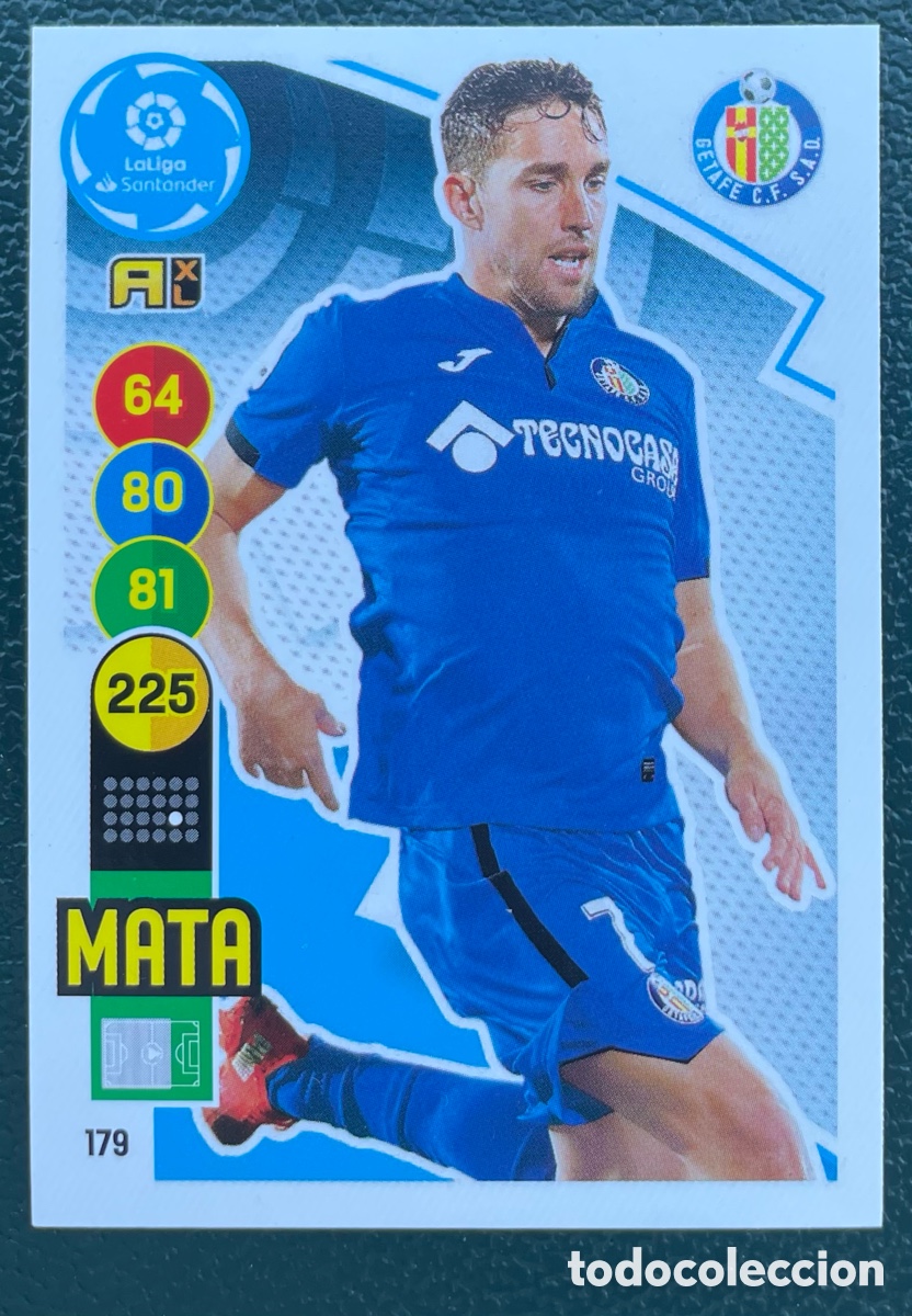 Football Stickers: 179 MATA GETAFE CF FICHAS ALBUM ADRENALYN XL 2020 2021 20 21 PANINI