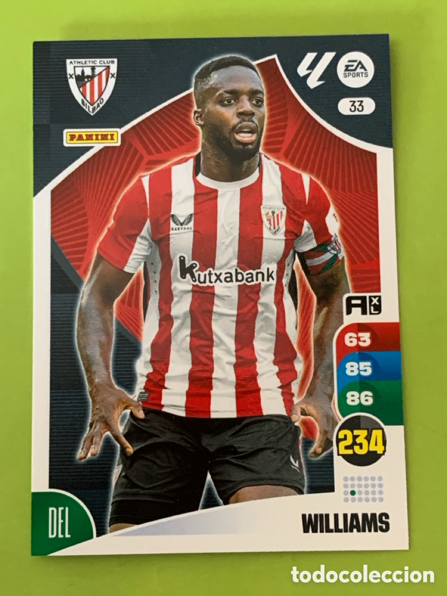 Cromos de f&uacute;tbol: 33 Williams Athletic Club Base card Adrenalyn XL 24