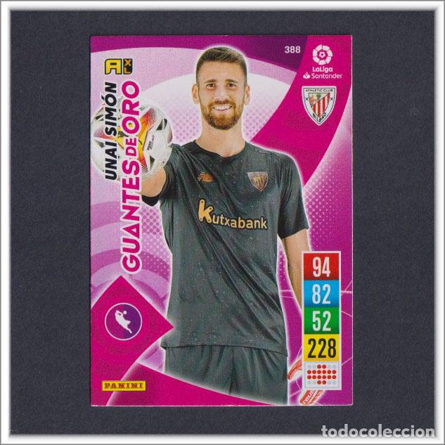 Football Stickers: ADRENALYN XL 2021 2022 21 22 PANINI UNAI SIMON 388 GUANTES DE ORO ATHLETIC BILBAO LIGA COLECCI&Oacute;N