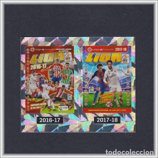 Football Stickers: LIGA ESTE 2021 2022 21 22 PANINI M&Aacute;GICOS 50 PORTADAS 2016-17 2017-18 N&ordm; 45 46 RONALDO CONMEMORATIVOS