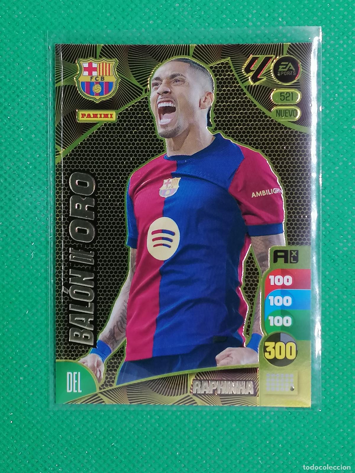 Fu&szlig;ball-Sticker: 521 RAPHINHA BARCELONA BALON DE ORO ACTUALIZACION ⚽ PANINI LIGA ADRENALYN XL 2024 2025 24 25 ⚽