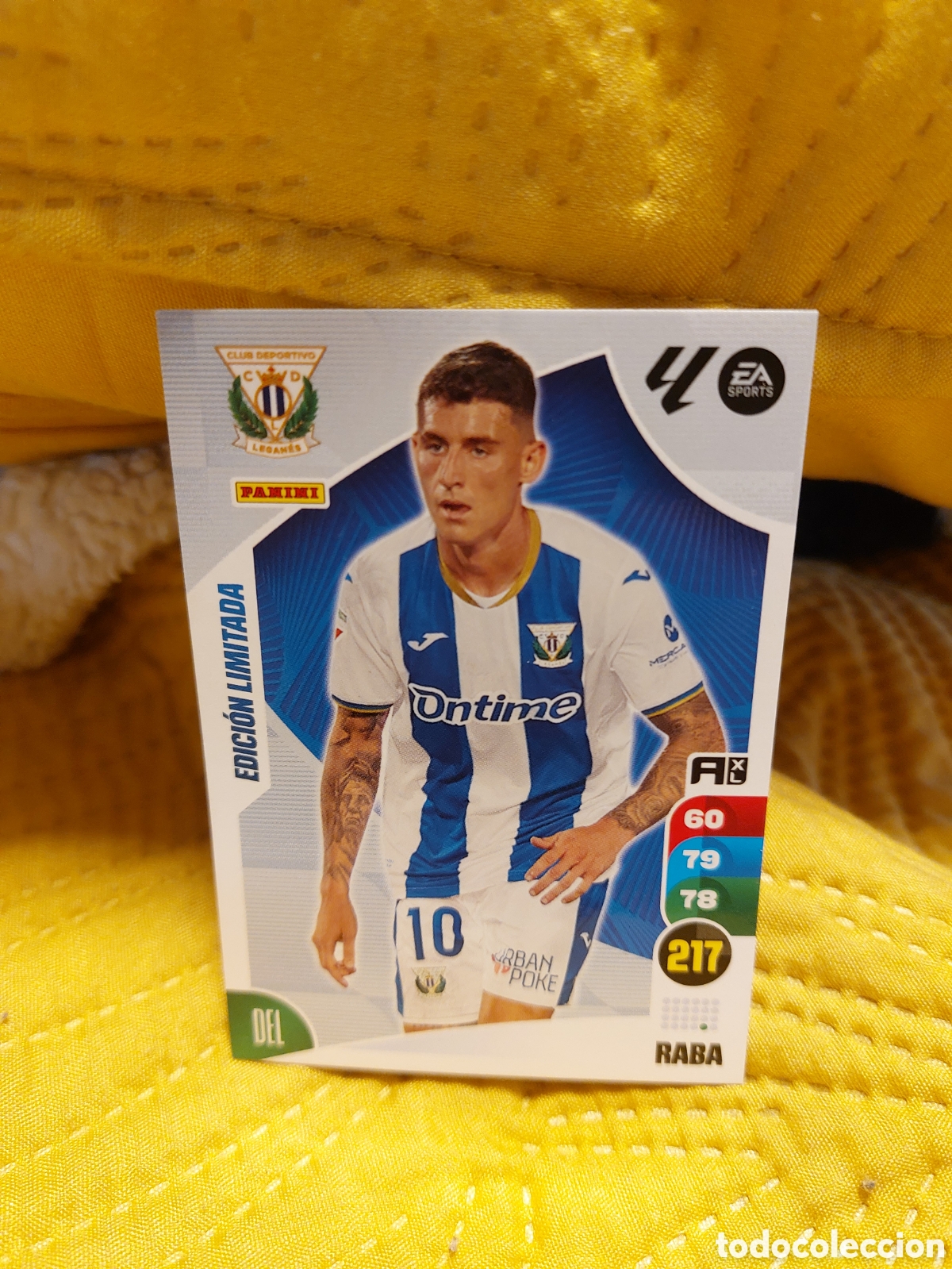Cromos de f&uacute;tbol: RABA EDICION LIMITADA LEGANES CROMOS FICHA ADRENALYN XL LIGA FUTBOL PANINI 2024 2025 24 25