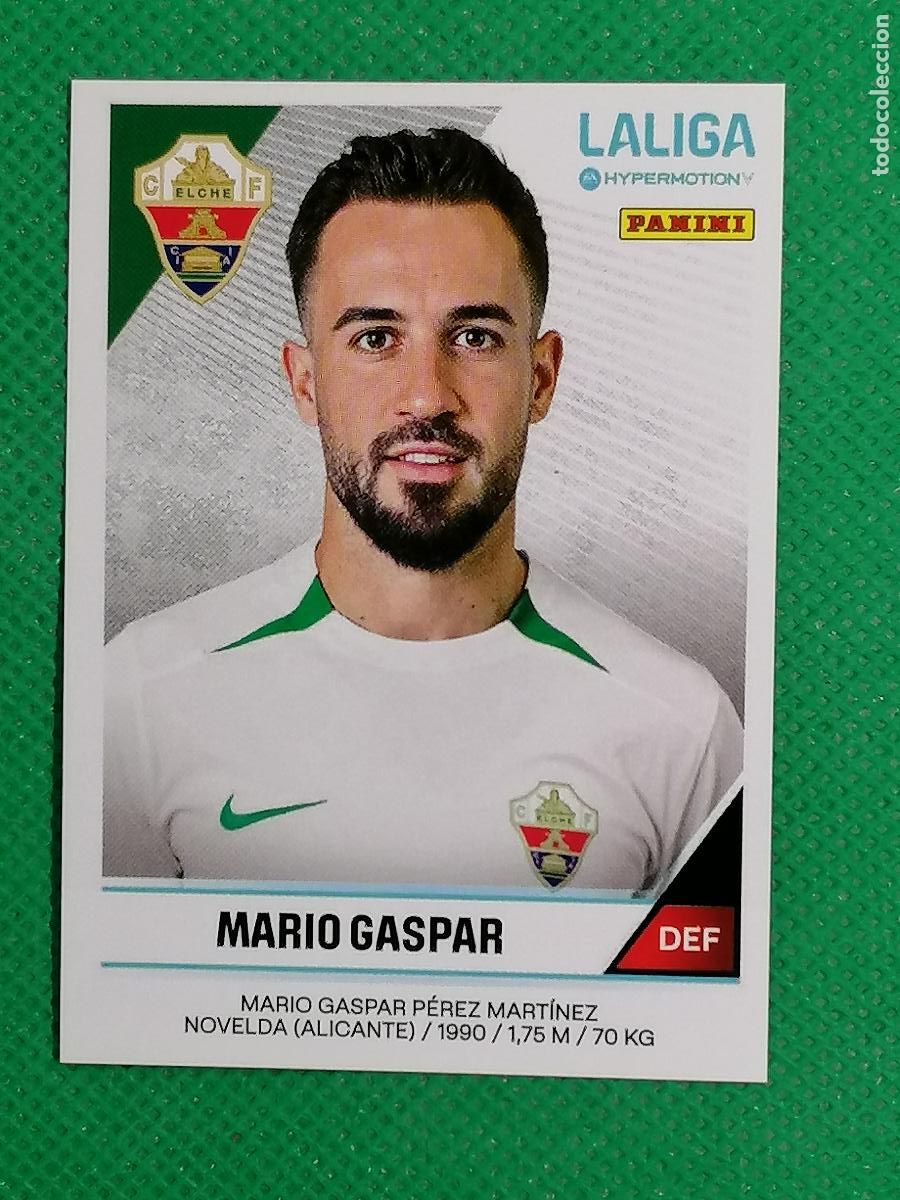 Fu&szlig;ball-Sticker: 178 MARIO GASPAR ELCHE ⚽ PANINI LIGA HYPERMOTION 24 25 2024 2025 ⚽