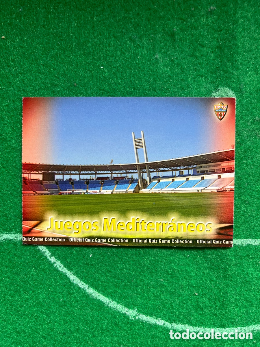 Cromos de f&uacute;tbol: 272 JUEGOS MEDITERR&Aacute;NEOS ALMER&Iacute;A LAS FICHAS DE LA LIGA 2009 2010 MUNDICROMO ESTADIO