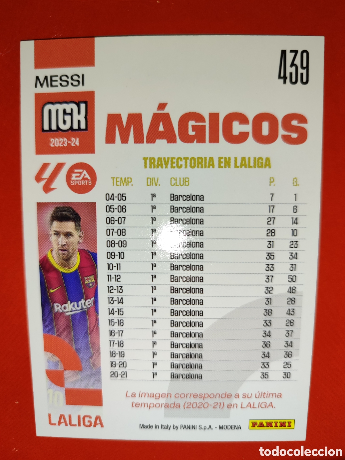 Cromos de f&uacute;tbol: Messi M&aacute;gicos Megacraks 23-24 - Foto 4