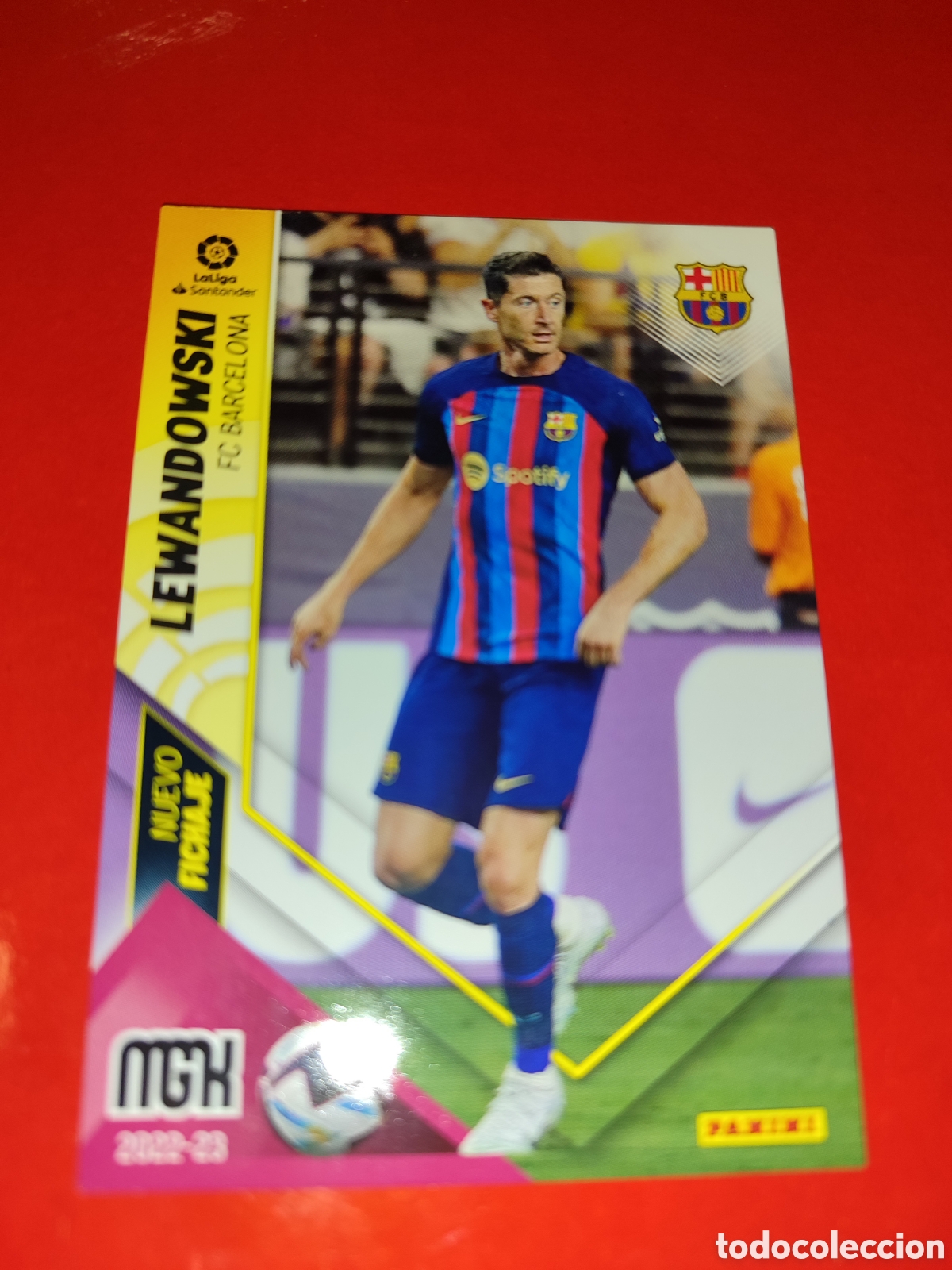 Cromos de f&uacute;tbol: Lewandowski Nuevo Fichaje Megacraks 22-23