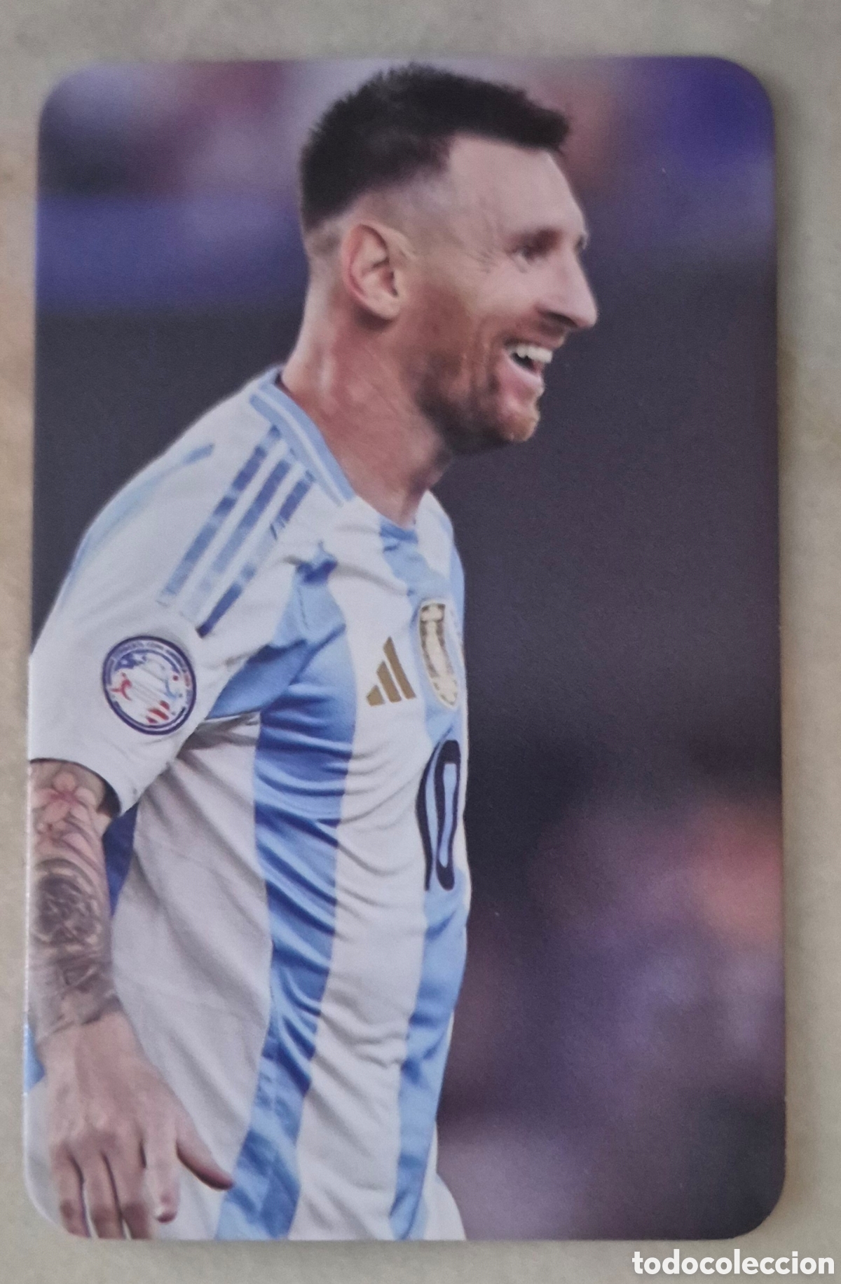 Cromos de f&uacute;tbol: Card lionel messi Argentina lomo card 2025