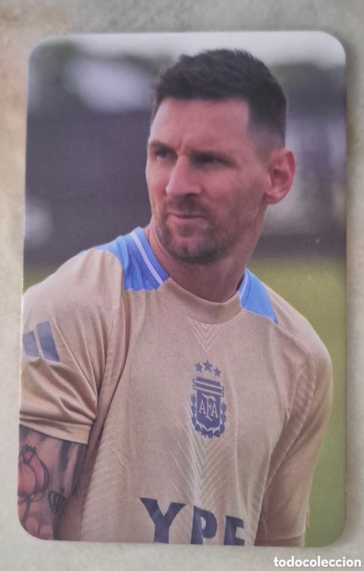 Football Stickers: Card lionel messi Argentina lomo card 2025