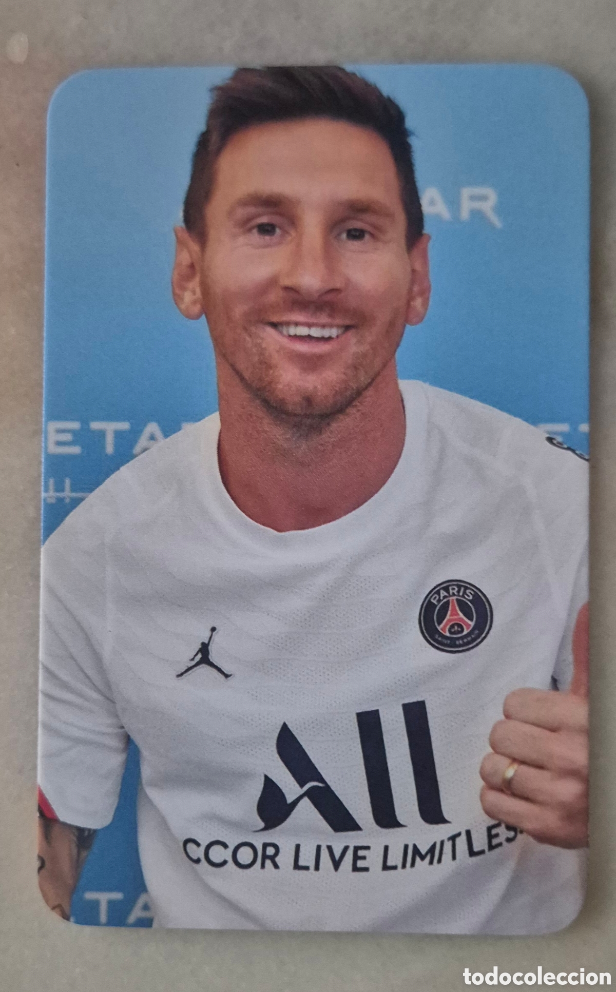 Figurine di Calcio: Card lionel messi psg lomo card 2025
