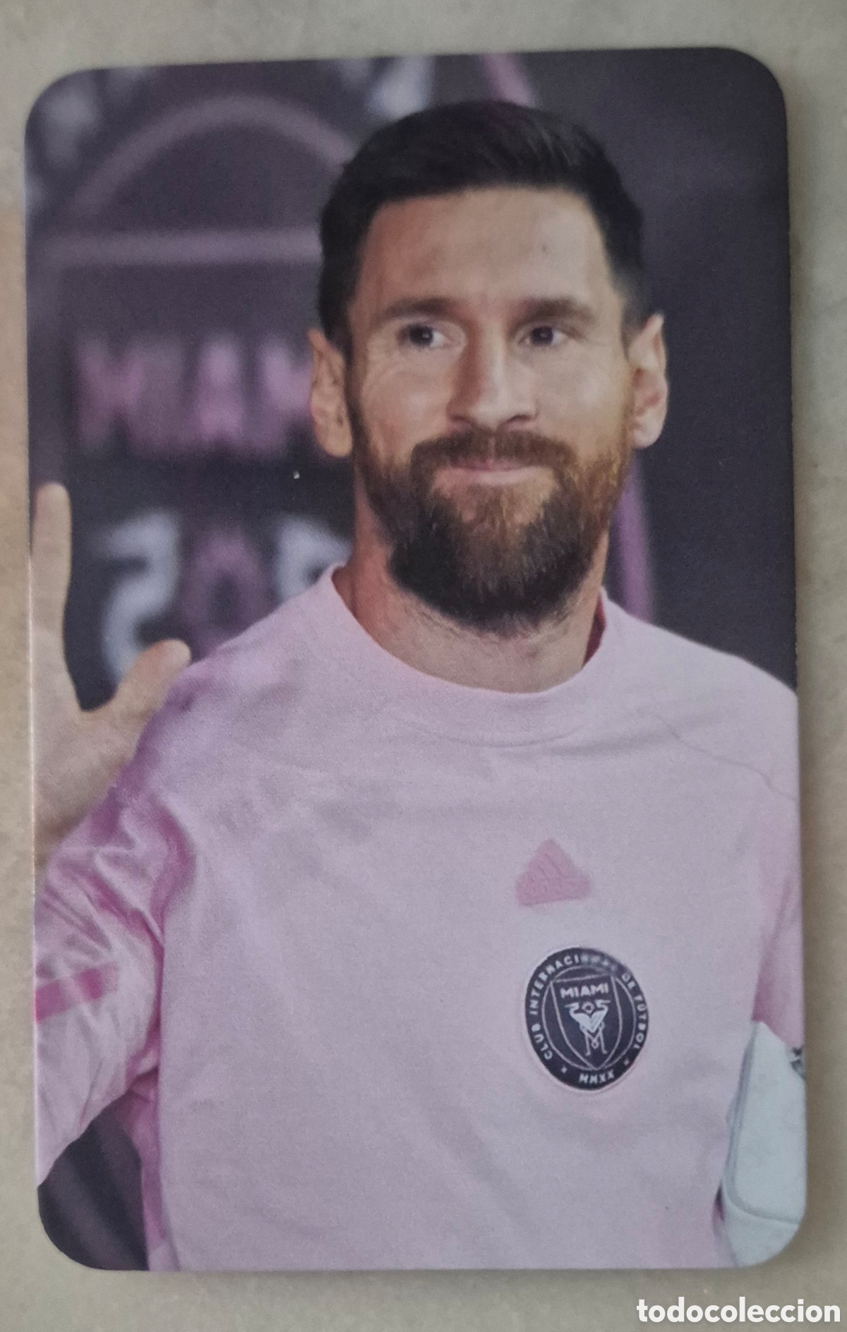 Football Stickers: Card lionel messi inter miami lomo card 2025