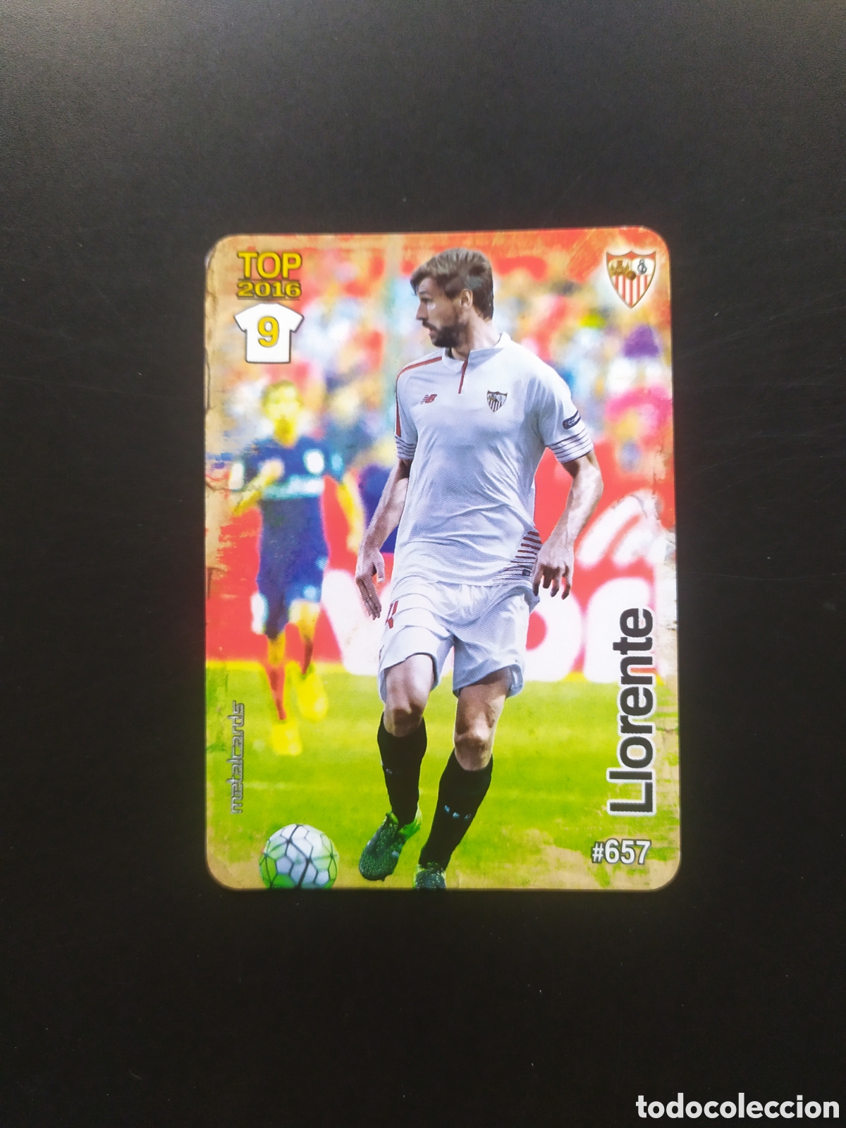 Cromos de f&uacute;tbol: Mundicromo fichas Liga 2015 2016 15 16 Llorente mate n&deg; 657 Sevilla