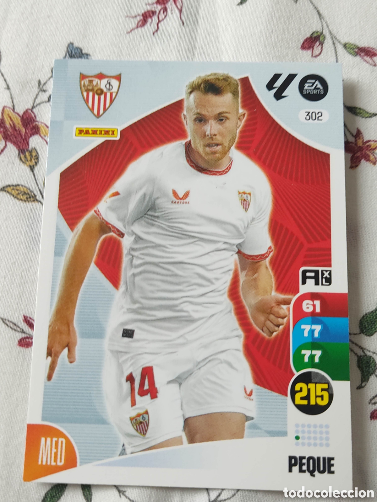 Figurine di Calcio: 302 PEQUE DEL SEVILLA 2024 2025 ADRENALYN XL 24 25 PANINI