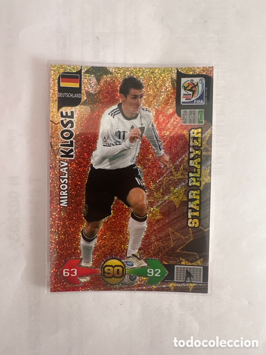 Cromos de Futebol: KLOSE ALEMANIA STAR PLAYER ADRENALYN MUNDIAL SUD&Aacute;FRICA 2010 SOUTH AFRICA