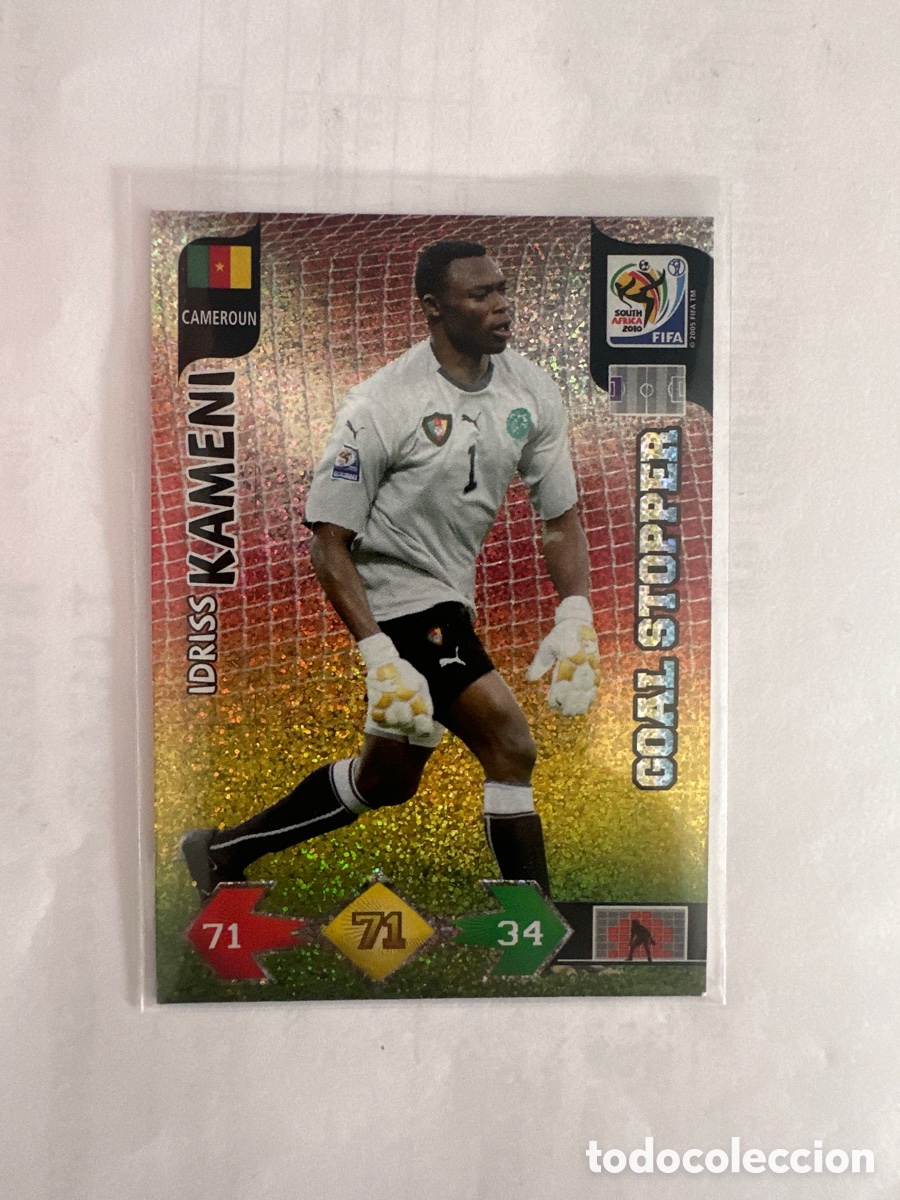 Cromos de Futebol: KAMENI CAMER&Uacute;N GOAL STOPPER ADRENALYN MUNDIAL SUD&Aacute;FRICA 2010 SOUTH AFRICA