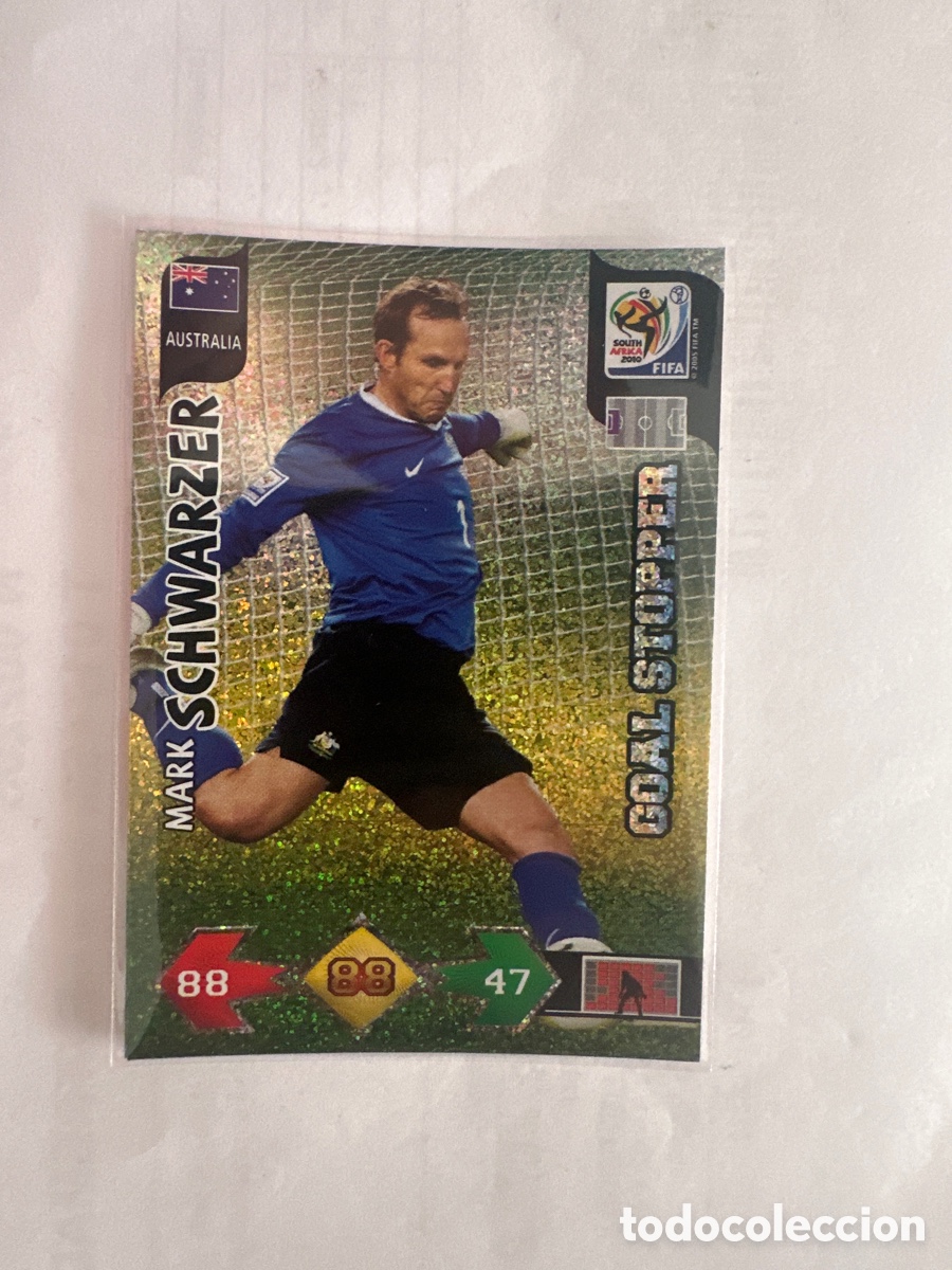 Cromos de Futebol: SCHARZER AUSTRALIA GOAL STOPPER ADRENALYN MUNDIAL SUD&Aacute;FRICA 2010 SOUTH AFRICA