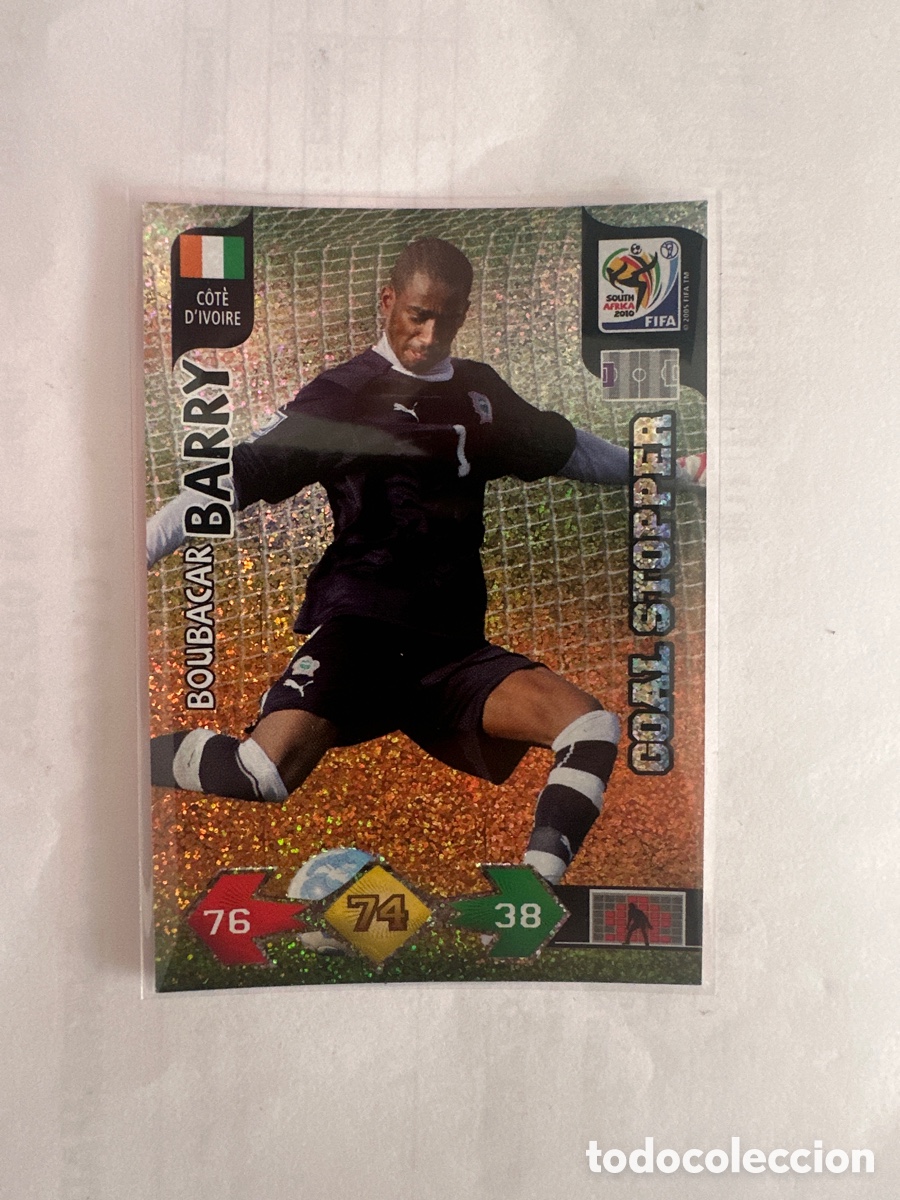 Cromos de Futebol: BARRY COSTA DE MARFIL GOAL STOPPER ADRENALYN MUNDIAL SUD&Aacute;FRICA 2010 SOUTH AFRICA